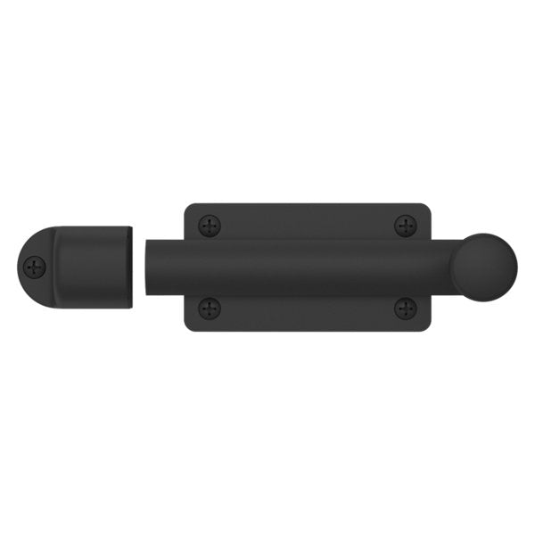 Baldwin Hardware Pasador Media Puerta 0345 — Negro satinado