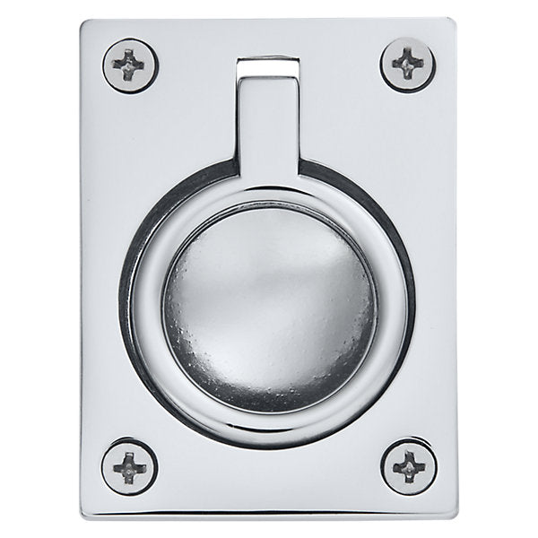 Baldwin Hardware Jaladera de Anillo Empotrada 0394 — Cromo pulido