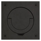 Baldwin Hardware Jaladera de Anillo Empotrada 0397 — Bronce aceitado