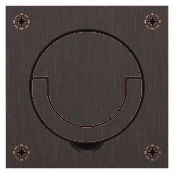 Baldwin Hardware Jaladera de Anillo Empotrada 0397 — Bronce veneciano