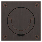 Baldwin Hardware Jaladera de Anillo Empotrada 0397 — Bronce veneciano