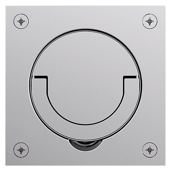 Baldwin Hardware Jaladera de Anillo Empotrada 0397 — Cromo pulido