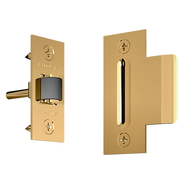 Baldwin Hardware Retén de Rodillo Ajustable 0440 — Latón sin laca