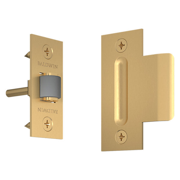 Baldwin Hardware Retén de Rodillo Ajustable 0440 — Latón vintage
