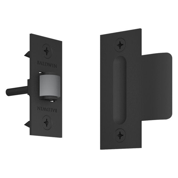 Baldwin Hardware Retén de Rodillo Ajustable 0440 — Negro satinado