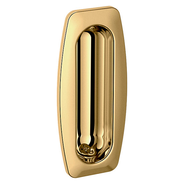 Baldwin Hardware Sliding Jaladera de Puerta 0458 — Latón pulido Lifetime (PVD)