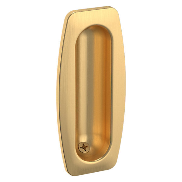 Baldwin Hardware Sliding Jaladera de Puerta 0458 — Latón satinado Lifetime