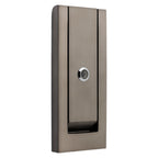 Baldwin Hardware Modern Aldaba de Puerta con Mirilla 0185 — Níquel grafito Lifetime