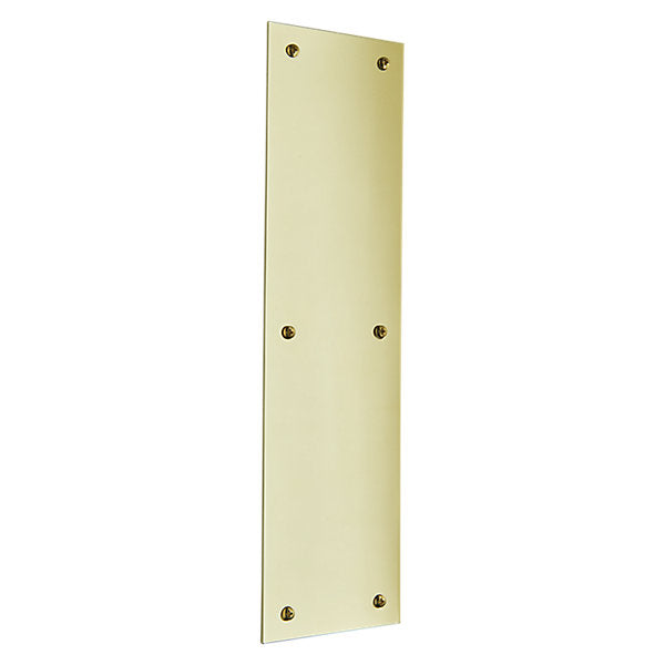 Baldwin Hardware Placa de Empuje 3X12 2121 — Latón pulido Lifetime (PVD)