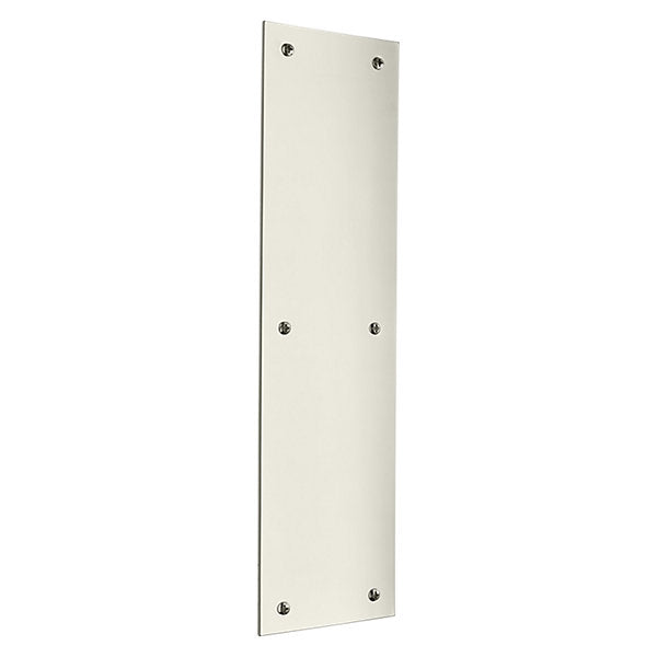 Baldwin Hardware Placa de Empuje 3X12 2121 — Níquel pulido Lifetime