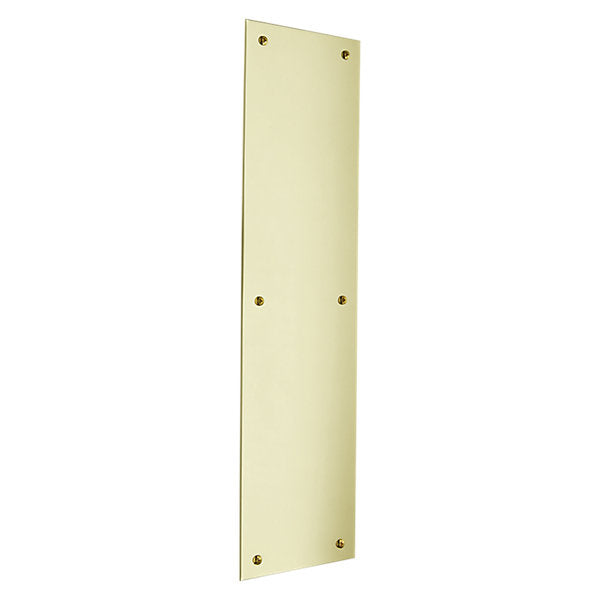Baldwin Hardware Placa de Empuje 3.5X15 2123 — Latón pulido Lifetime (PVD)