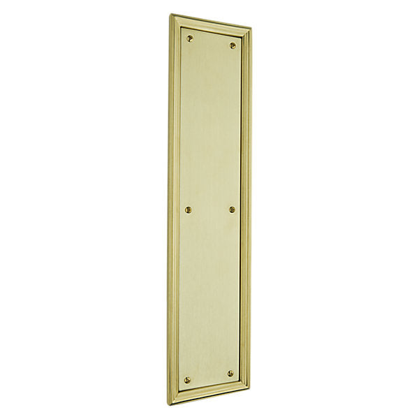 Baldwin Hardware Placa de Empuje 2280 — Latón satinado Lifetime