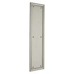 Baldwin Hardware Placa de Empuje 2280 — Níquel satinado Lifetime