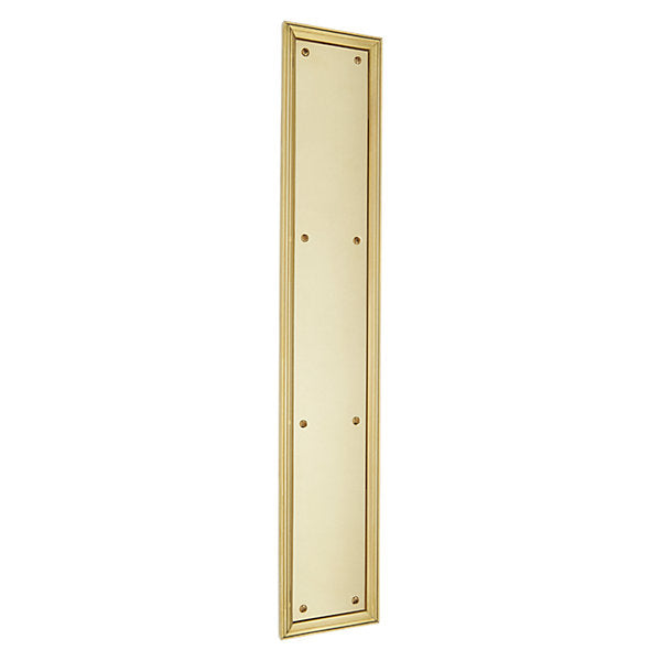 Baldwin Hardware Placa de Empuje 2281 — Latón sin laca