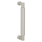 Baldwin Hardware Jaladera de Puerta 8IN 2579 — Níquel satinado Lifetime