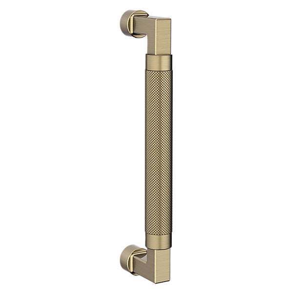 Baldwin Hardware Jaladera de Puerta 8IN Knurled 2580 — Acabado 050