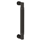 Baldwin Hardware Jaladera de Puerta 8IN Knurled 2580 — Bronce aceitado