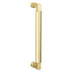 Baldwin Hardware Jaladera de Puerta 10IN 2581 — Latón pulido Lifetime (PVD)