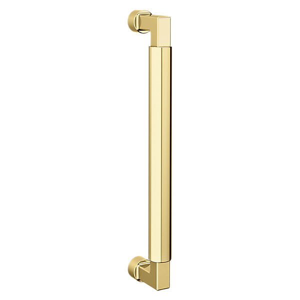 Baldwin Hardware Jaladera de Puerta 10IN 2581 — Latón pulido Lifetime (PVD)