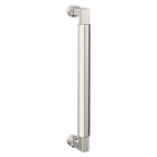 Baldwin Hardware Jaladera de Puerta 10IN 2581 — Níquel pulido Lifetime