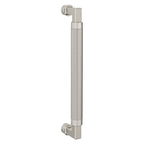 Baldwin Hardware Jaladera de Puerta 10IN Knurled 2582 — Níquel satinado Lifetime