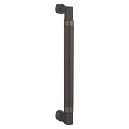 Baldwin Hardware Jaladera de Puerta 10IN Knurled 2582 — Níquel grafito Lifetime