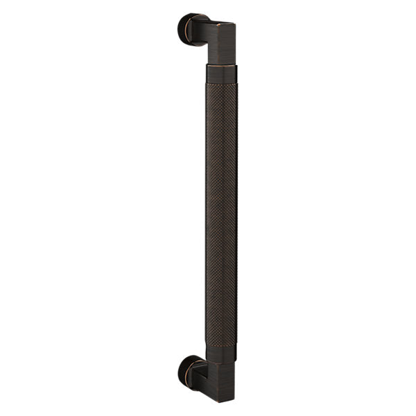 Baldwin Hardware Jaladera de Puerta 10IN Knurled 2582 — Bronce veneciano