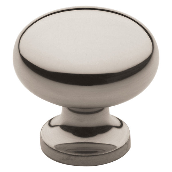 Baldwin Hardware Classic Perilla de Gabinete 1" Dia 4704 — Níquel pulido Lifetime