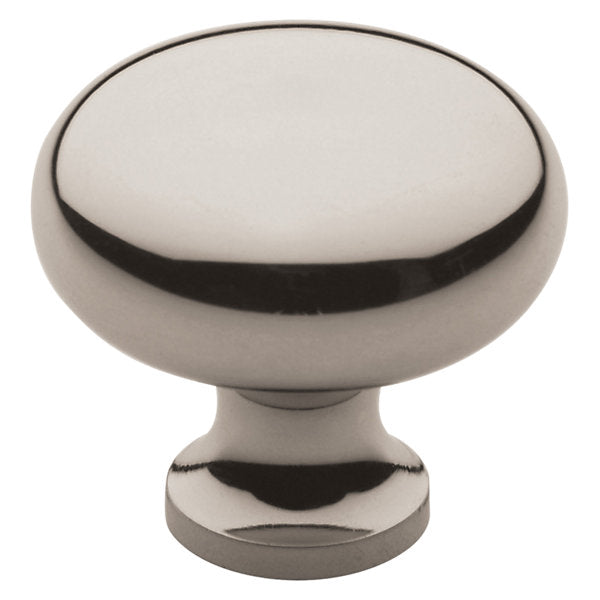 Baldwin Hardware Classic Perilla de Gabinete 1.25" Dia 4706 — Níquel pulido Lifetime