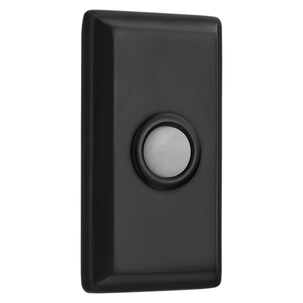 Baldwin Hardware Rectangular Timbre 4860 — Bronce aceitado