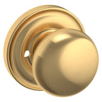Baldwin Hardware Perilla 5000 con Roseta 5048 — Latón satinado Lifetime — Privacidad