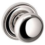 Baldwin Hardware Perilla 5000 con Roseta 5048 — Níquel pulido Lifetime — Paso
