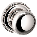 Baldwin Hardware Perilla 5000 con Roseta 5048 — Níquel pulido Lifetime — Privacidad