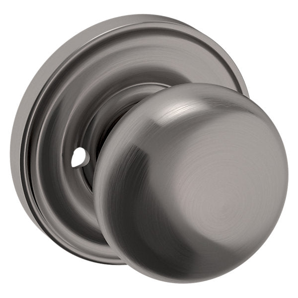 Baldwin Hardware Perilla 5000 con Roseta 5048 — Níquel grafito Lifetime — Privacidad