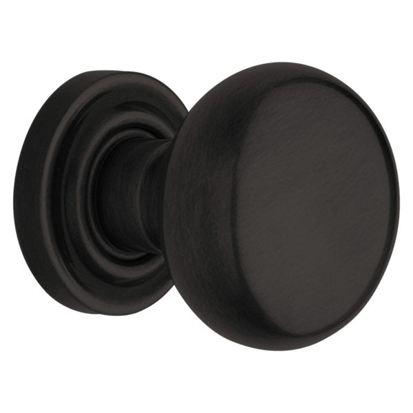 Baldwin Hardware Perilla 5000 con Roseta 5048 — Negro satinado — Dummy completo