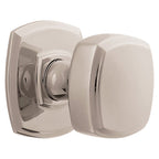 Baldwin Hardware Perilla 5011 con Roseta 5058 — Níquel pulido Lifetime — Dummy completo