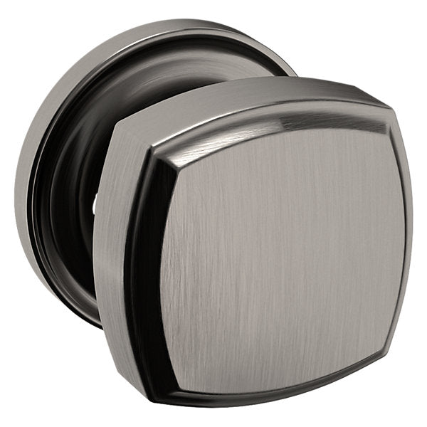 Baldwin Hardware Perilla 5011 con Roseta 5058 — Níquel grafito Lifetime — Privacidad