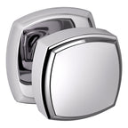 Baldwin Hardware Perilla 5011 con Roseta 5058 — Cromo pulido — Dummy completo