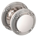 Baldwin Hardware Perilla 5013 con Roseta 5021 — Níquel pulido Lifetime — Paso