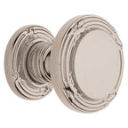 Baldwin Hardware Perilla 5013 con Roseta 5021 — Níquel pulido Lifetime — Dummy completo