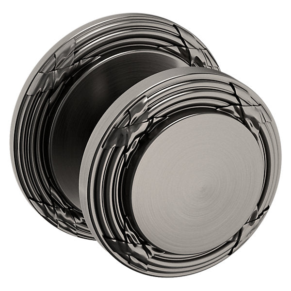 Baldwin Hardware Perilla 5013 con Roseta 5021 — Níquel grafito Lifetime — Paso