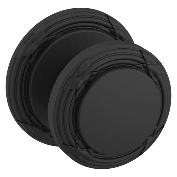Baldwin Hardware Perilla 5013 con Roseta 5021 — Negro satinado — Paso