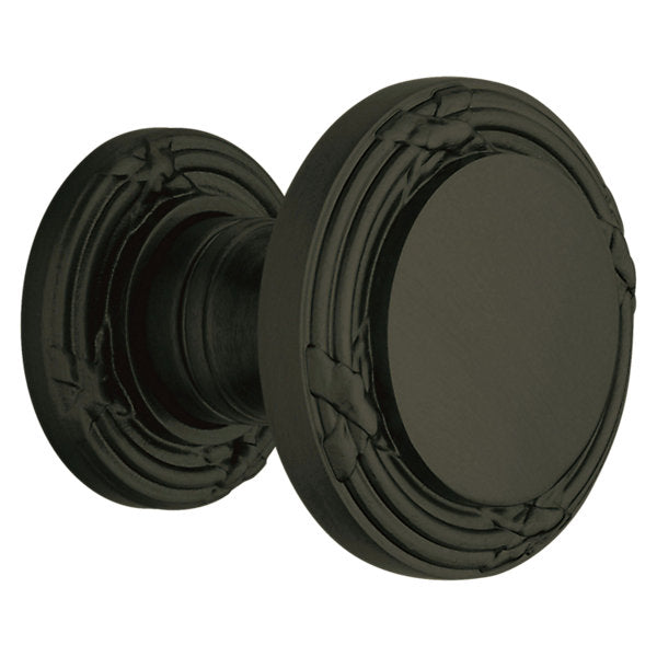 Baldwin Hardware Perilla 5013 con Roseta 5021 — Negro satinado — Dummy completo