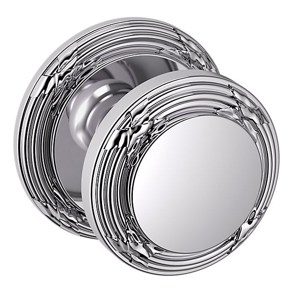 Baldwin Hardware Perilla 5013 con Roseta 5021 — Cromo pulido — Paso