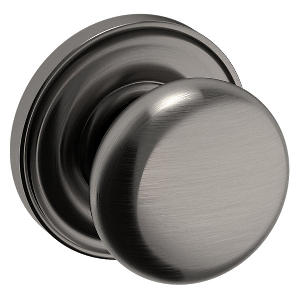 Baldwin Hardware Perilla 5015 Classic con Roseta 5048 — Níquel grafito Lifetime — Paso