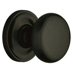 Baldwin Hardware Perilla 5015 Classic con Roseta 5048 — Negro satinado — Dummy completo