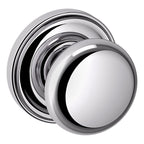 Baldwin Hardware Perilla 5015 Classic con Roseta 5048 — Cromo pulido — Dummy completo