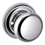 Baldwin Hardware Perilla 5015 Classic con Roseta 5048 — Cromo pulido — Privacidad