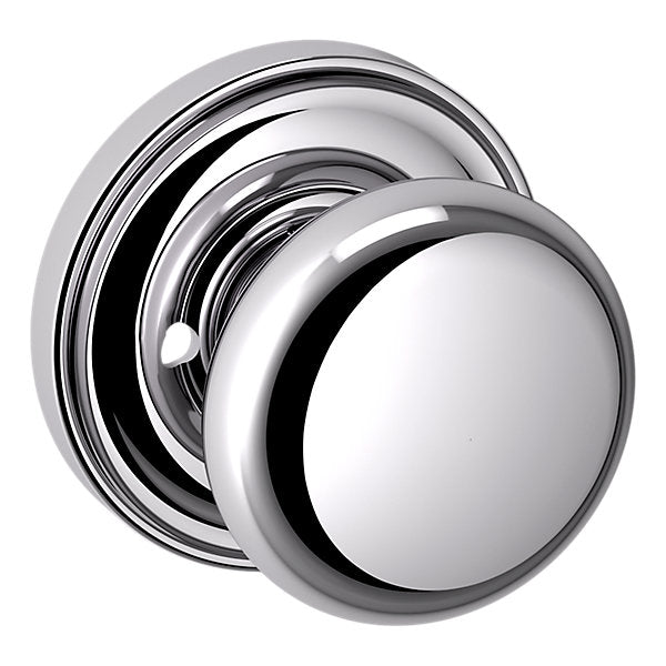 Baldwin Hardware Perilla 5015 Classic con Roseta 5048 — Cromo pulido — Privacidad
