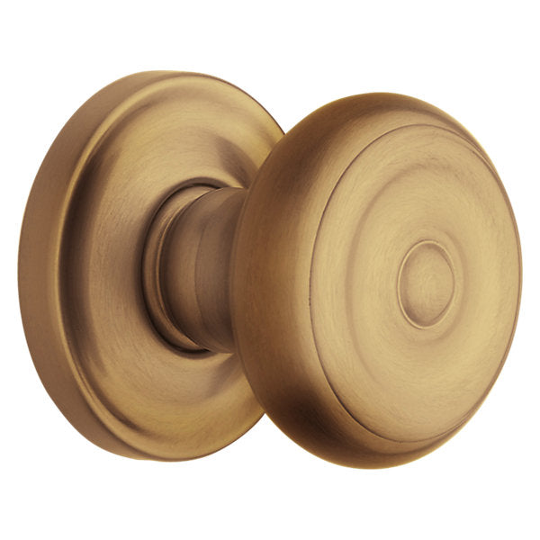 Baldwin Hardware Perilla 5020 Colonial con Roseta 5048 — Latón vintage — Dummy completo